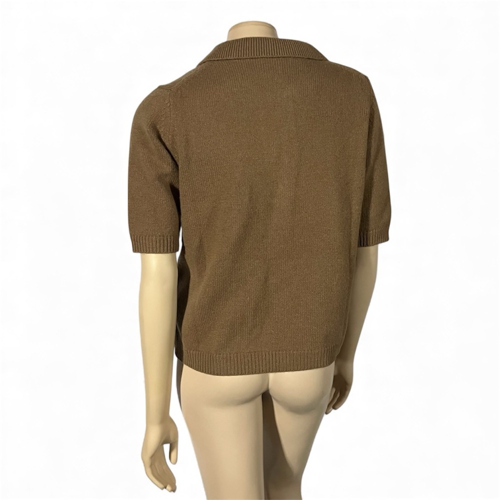 Herskind Alberto Knit Polo Blouse Cashmere Wool - Picture 12 of 16